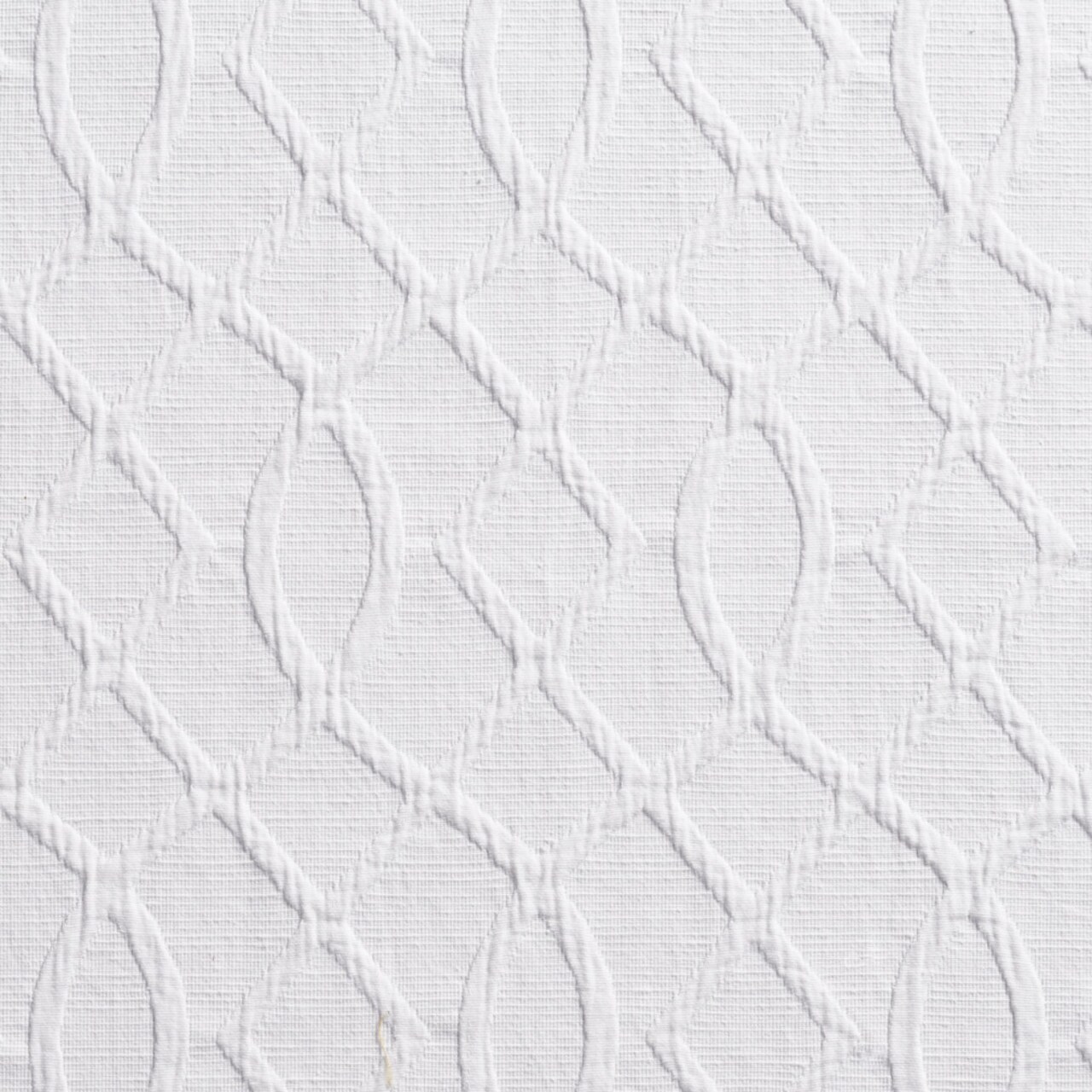 Upholstery Fabric - White/Off-White Contemporary, Diamond, Small Scale Upholstery Fabric 54 Inches"